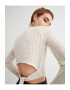 KOTON Bluza crop cu decupaj pe spate - Pled.ro