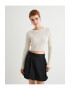 KOTON Bluza crop cu decupaj pe spate - Pled.ro