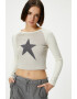 KOTON Bluza crop cu maneci raglan - Pled.ro