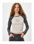 KOTON Bluza crop cu maneci raglan - Pled.ro