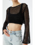 KOTON Bluza crop cu model cu perforatii - Pled.ro