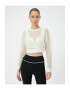 KOTON Bluza crop cu model cu perforatii - Pled.ro