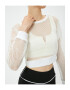 KOTON Bluza crop cu model cu perforatii - Pled.ro