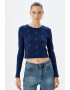 KOTON Bluza crop cu strasuri - Pled.ro