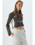 KOTON Bluza crop de trening cu detalii text - Pled.ro