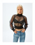 KOTON Bluza crop transparenta - Pled.ro