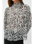 KOTON Bluza semitransparenta cu animal print - Pled.ro