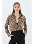 KOTON Camasa regular fit cu animal print - Pled.ro