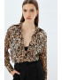 KOTON Camasa regular fit cu animal print - Pled.ro