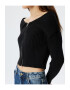 KOTON Cardigan crop cu fermoar - Pled.ro