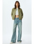 KOTON Jacheta bomber crop din amestec de modal - Pled.ro