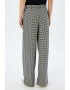 KOTON Pantaloni ampli cu model houndstooth - Pled.ro