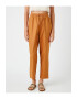 KOTON Pantaloni crop din amestec de in cu snur de ajustare - Pled.ro