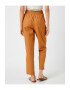 KOTON Pantaloni crop din amestec de in cu snur de ajustare - Pled.ro