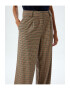 KOTON Pantaloni cu croiala ampla si model houndstooth - Pled.ro