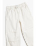 KOTON Pantaloni relaxed fit de bumbac - Pled.ro