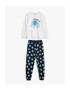 KOTON Pijama din bumbac cu model grafic - Pled.ro