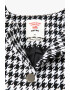 KOTON Sacou cu buzunare aplicate si imprimeu houndstooth - Pled.ro