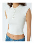 KOTON Top crop polo striat - Pled.ro