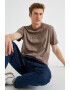 KOTON Tricou cu broderie text - Pled.ro