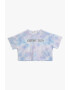 KOTON Tricou cu decolteu la baza gatului si model tie-dye - Pled.ro