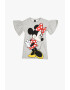 KOTON Tricou cu imprimeu Minnie Mouse si maneci cu volane - Pled.ro