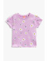 KOTON Tricou de bumbac cu imprimeu floral - Pled.ro