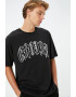 KOTON Tricou de bumbac cu imprimeu text - Pled.ro