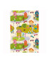 Kring Covor cu print digital Town100% bumbac Multicolor - Pled.ro