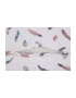 Kring Lenjerie de pat pentru doua persoane 4 piese bumbac satinat 205 TC feathers Multicolor - Pled.ro