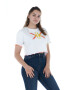 KVL by KENVELO Tricou crop cu imprimeu logo - Pled.ro