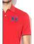 LA MARTINA Tricou polo din material pique cu broderie logo - Pled.ro