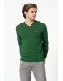 Lacoste Pulover tricotat fin cu decolteu in V - Pled.ro