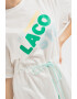 Lacoste Rochie de bumbac cu logo - Pled.ro