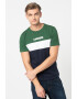 Lacoste Tricou cu decolteu la baza gatului si model colorblock - Pled.ro