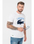 Lacoste Tricou de bumbac cu logo supradimensionat - Pled.ro