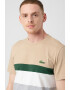 Lacoste Tricou de bumbac cu model colorblock - Pled.ro