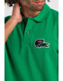 Lacoste Tricou polo cu aspect pique cu logo brodat pe piept - Pled.ro