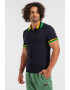 Lacoste Tricou polo din material pique cu detalii cu dungi - Pled.ro