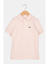 Lacoste Tricou polo din pique cu logo discret - Pled.ro