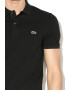 Lacoste Tricou polo slim fit negru din pique cu logo PH4012-00-031 - Pled.ro