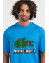 Lacoste Tricou unisex cu imprimeu logo Minecraft - Pled.ro