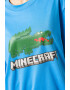 Lacoste Tricou unisex cu imprimeu logo Minecraft - Pled.ro