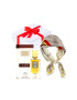 Lattafa Set Essence&Shawl Apa de parfum Ana Abiyedh Leather 100 ml + esarfa satinata + cutie cadou cu funda - Pled.ro