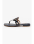 Lauren Ralph Lauren Papuci flip-flop de piele cu bareta separatoare Audrie - Pled.ro