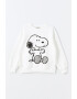 LC WAIKIKI Bluza de trening din amestec de bumbac cu imprimeu Snoopy - Pled.ro