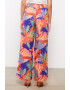 LC WAIKIKI Pantaloni cu talie inalta si model tropical - Pled.ro