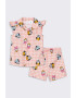 LC WAIKIKI Pijama din bumbac cu model in carouri si imprimeu cu Disney - Pled.ro