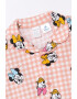 LC WAIKIKI Pijama din bumbac cu model in carouri si imprimeu cu Disney - Pled.ro