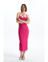 LC WAIKIKI Rochie bodycon midi cu slit lateral - Pled.ro